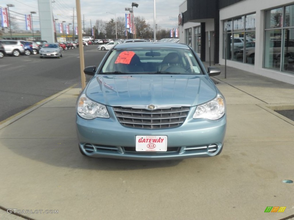 2009 Sebring LX Sedan - Clearwater Blue Pearl / Dark Slate Gray photo #2