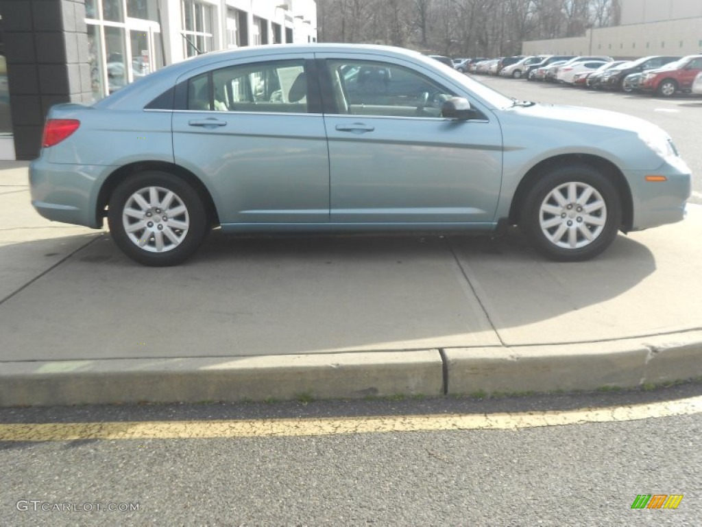 2009 Sebring LX Sedan - Clearwater Blue Pearl / Dark Slate Gray photo #4