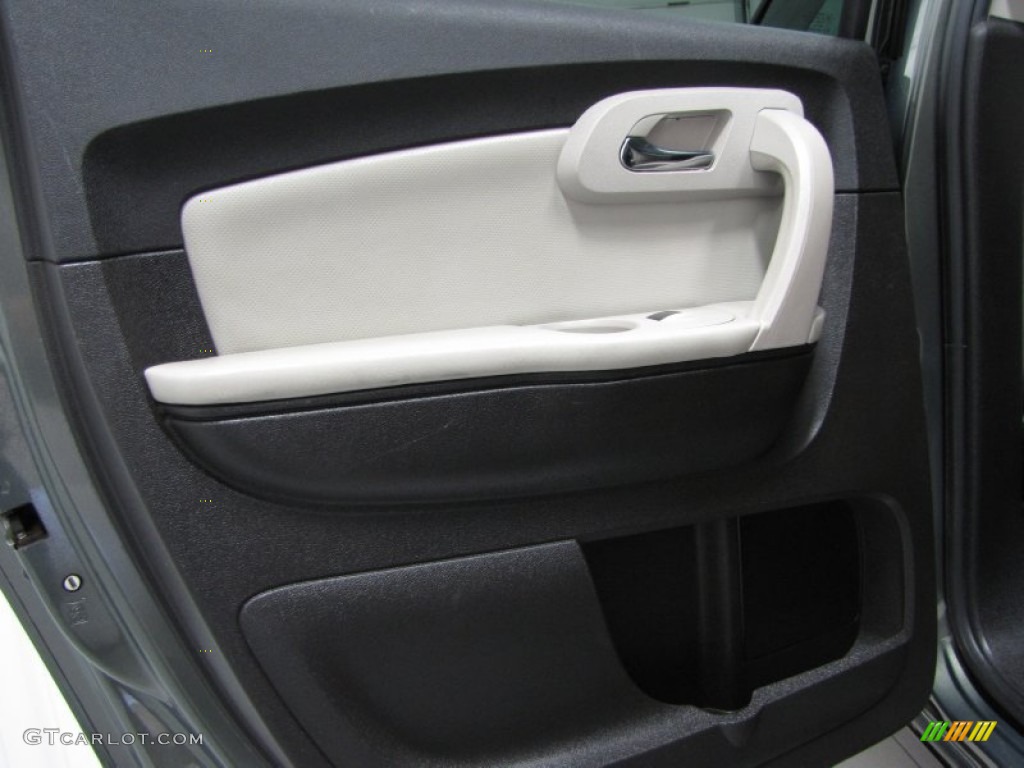 2011 Traverse LTZ AWD - Steel Green Metallic / Light Gray/Ebony photo #17