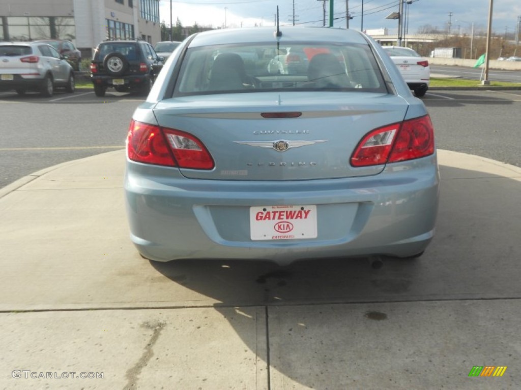 2009 Sebring LX Sedan - Clearwater Blue Pearl / Dark Slate Gray photo #6