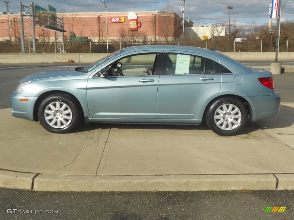 2009 Sebring LX Sedan - Clearwater Blue Pearl / Dark Slate Gray photo #8