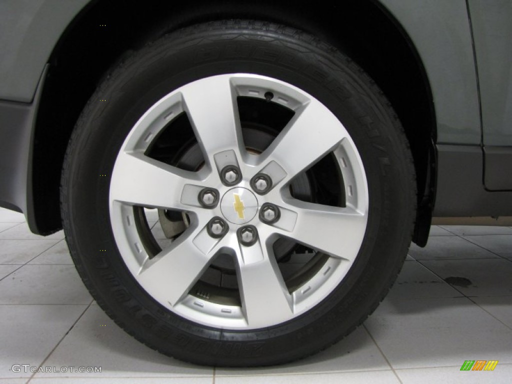 2011 Traverse LTZ AWD - Steel Green Metallic / Light Gray/Ebony photo #30