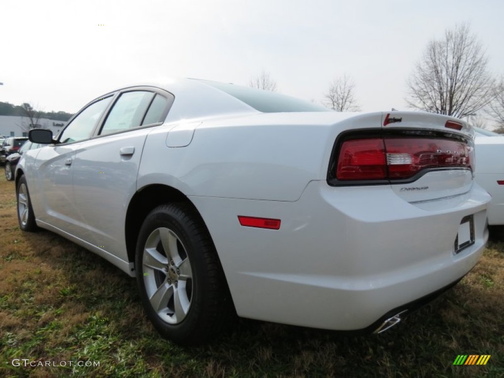 2013 Charger SE - Ivory Pearl / Black/Light Frost Beige photo #2