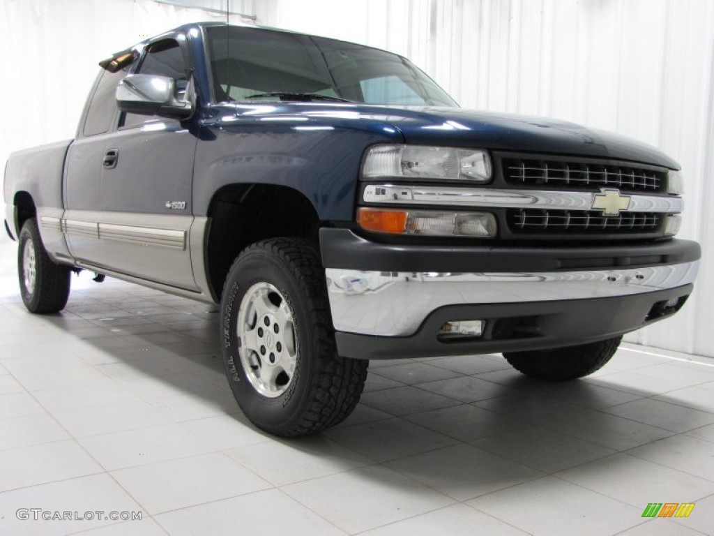 2000 Silverado 1500 Z71 Extended Cab 4x4 - Indigo Blue Metallic / Graphite photo #1