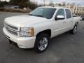 2013 White Diamond Tricoat Chevrolet Silverado 1500 LTZ Crew Cab 4x4  photo #2