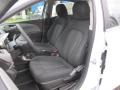 Jet Black/Brick 2013 Chevrolet Sonic LT Sedan Interior Color