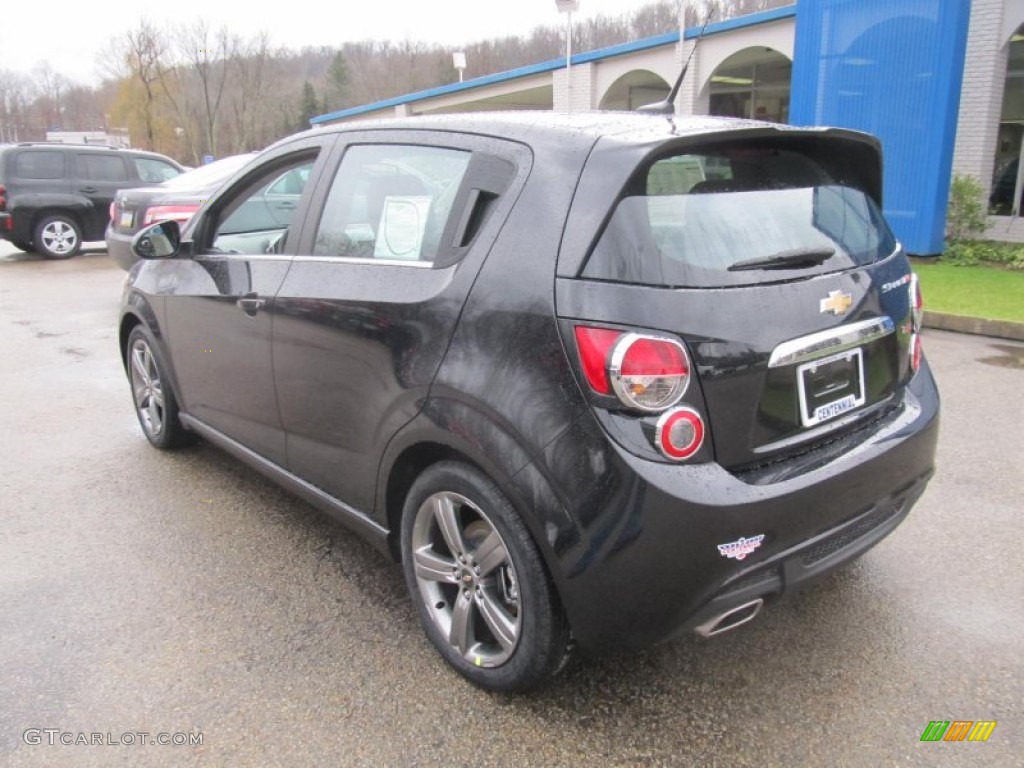 Black Granite Metallic 2013 Chevrolet Sonic RS Hatch Exterior Photo #74636205