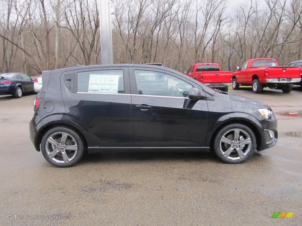 Black Granite Metallic 2013 Chevrolet Sonic RS Hatch Exterior Photo #74636259