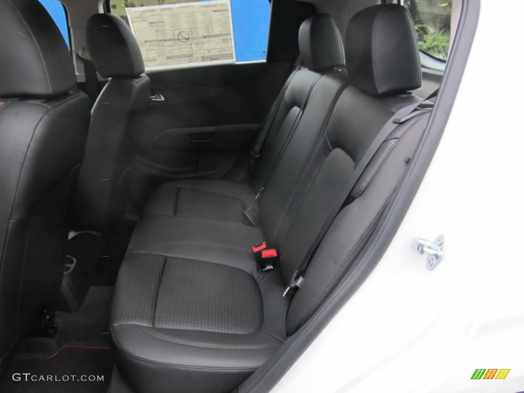 2013 Chevrolet Sonic LTZ Hatch Rear Seat Photo #74636847