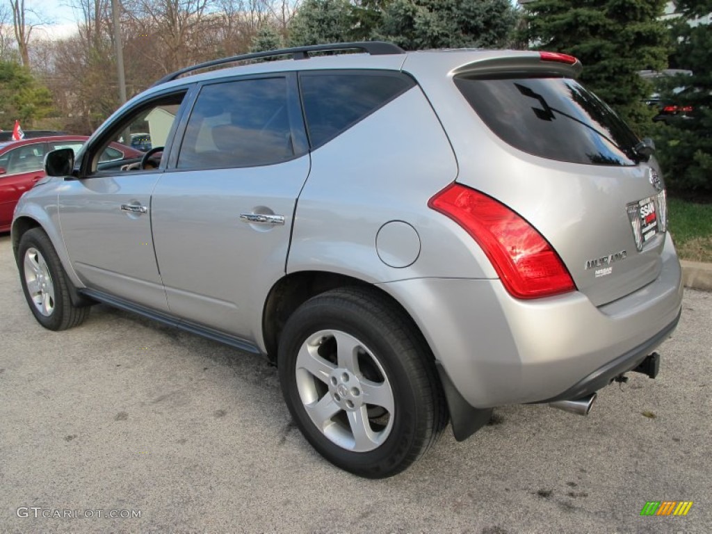 2004 Murano SL AWD - Sheer Silver Metallic / Charcoal photo #8