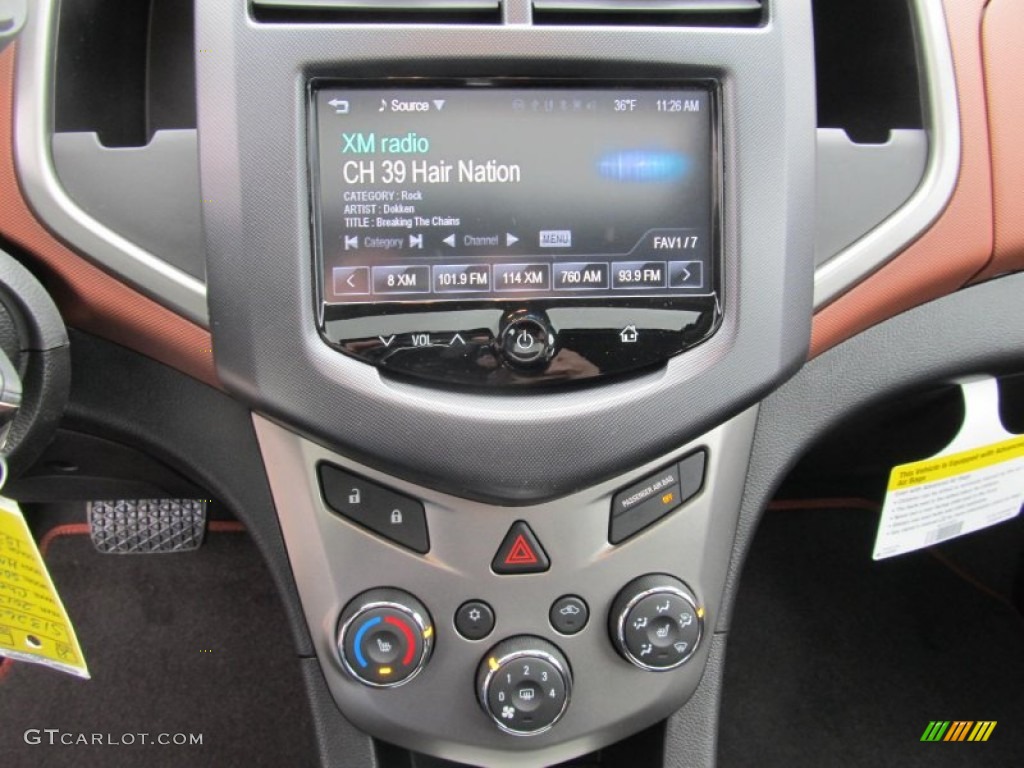 2013 Chevrolet Sonic LTZ Hatch Controls Photo #74636890