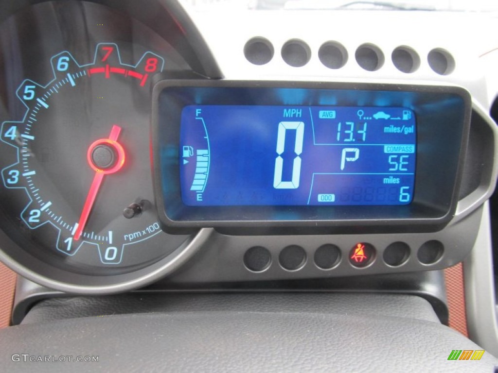 2013 Chevrolet Sonic LTZ Hatch Gauges Photo #74636979