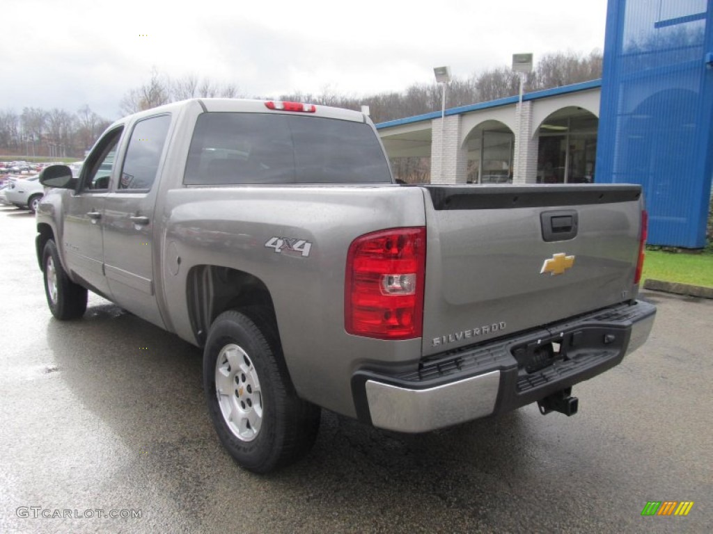 2012 Silverado 1500 LT Crew Cab 4x4 - Graystone Metallic / Ebony photo #4