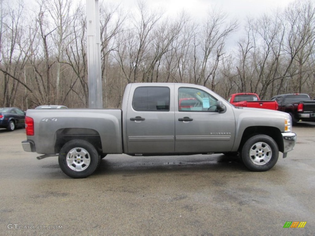 2012 Silverado 1500 LT Crew Cab 4x4 - Graystone Metallic / Ebony photo #7