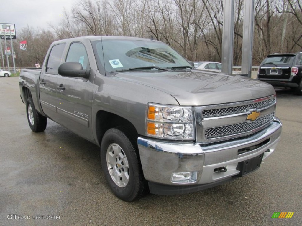 2012 Silverado 1500 LT Crew Cab 4x4 - Graystone Metallic / Ebony photo #9