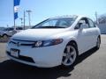 2007 Taffeta White Honda Civic EX Sedan  photo #1