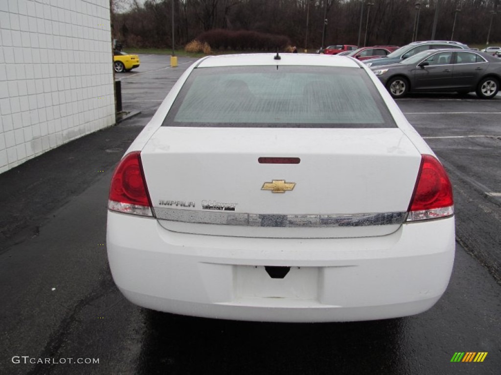 2010 Impala LS - Summit White / Gray photo #4