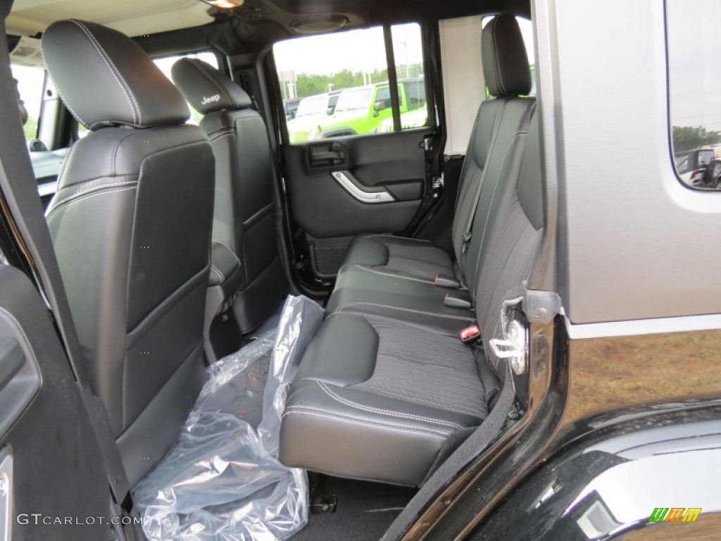 Freedom Edition Black/Silver Interior 2013 Jeep Wrangler Unlimited Oscar Mike Freedom Edition 4x4 Photo #74638527
