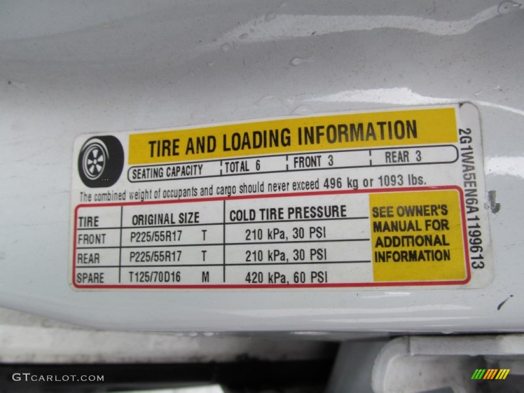 2010 Impala LS - Summit White / Gray photo #17