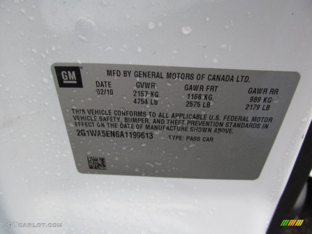 2010 Impala LS - Summit White / Gray photo #19