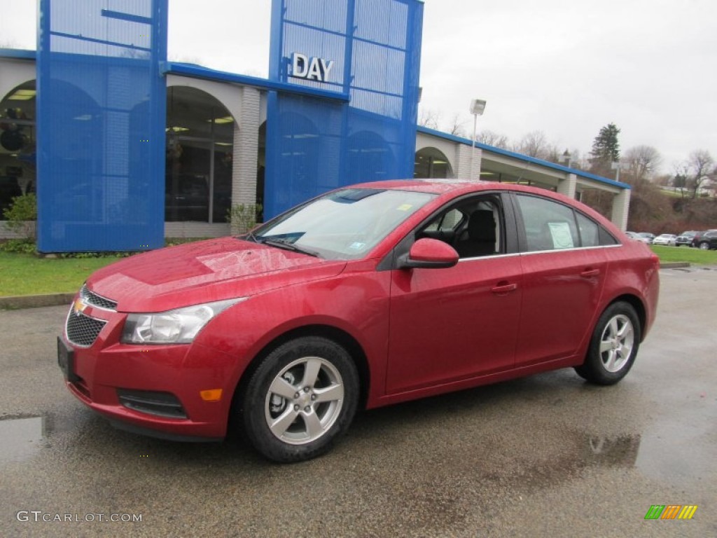 2013 Cruze LT - Crystal Red Metallic Tintcoat / Jet Black photo #1
