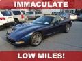 2001 Navy Blue Metallic Chevrolet Corvette Convertible  photo #1