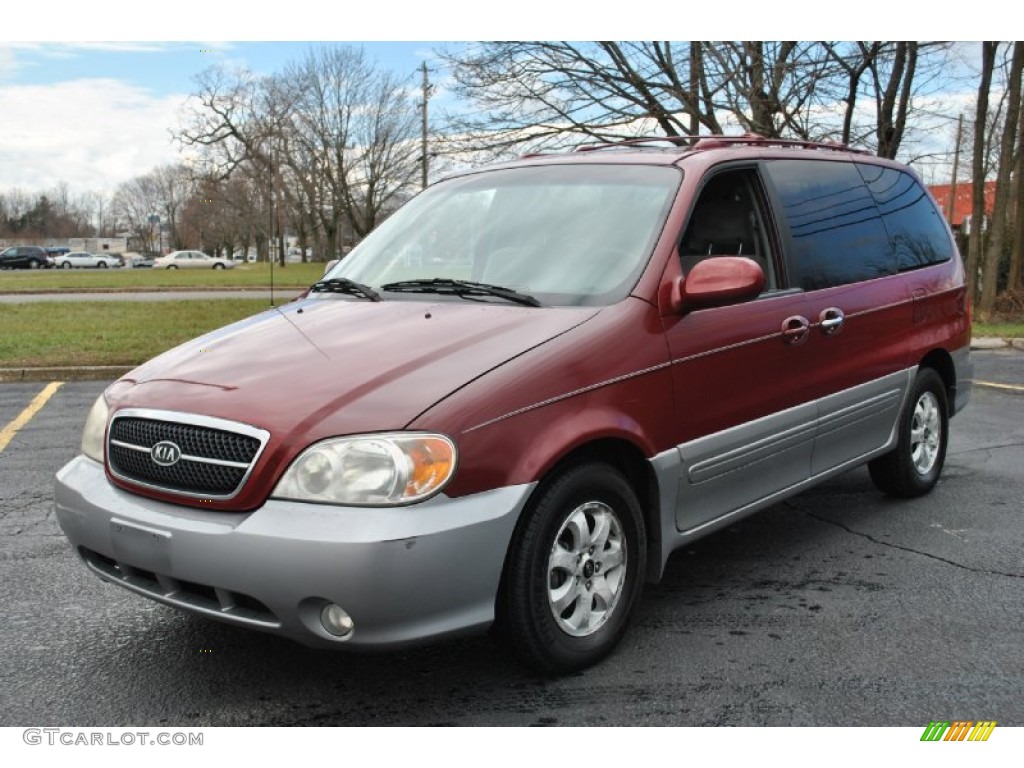 2005 Sedona EX - Ruby Red Metallic / Gray photo #1