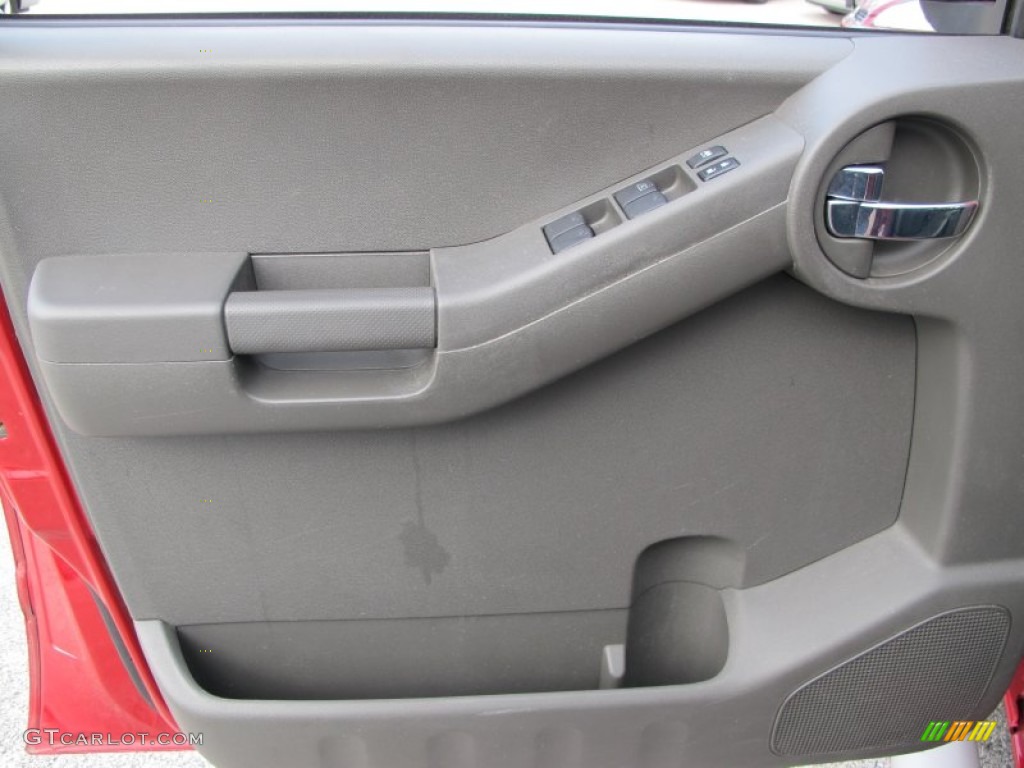 2010 Nissan Xterra SE 4x4 Gray Door Panel Photo #74640363