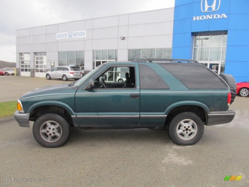 1997 Blazer LS 4x4 - Fairway Green Metallic / Dark Pewter photo #2