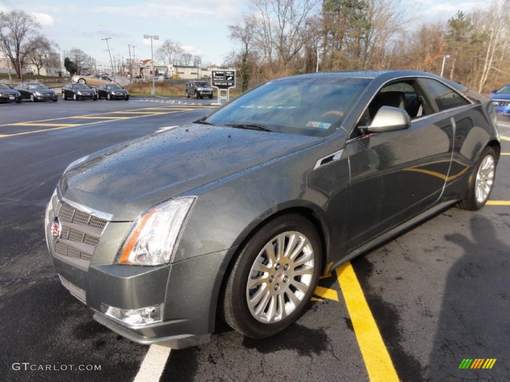 Evolution Green Metallic 2011 Cadillac CTS 4 AWD Coupe Exterior Photo #74642585