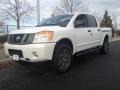 2012 Blizzard White Nissan Titan SV Crew Cab 4x4  photo #1