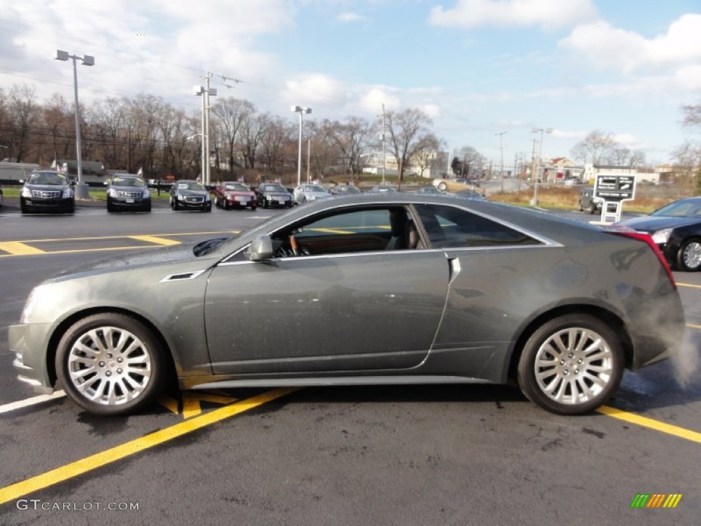 Evolution Green Metallic 2011 Cadillac CTS 4 AWD Coupe Exterior Photo #74642745