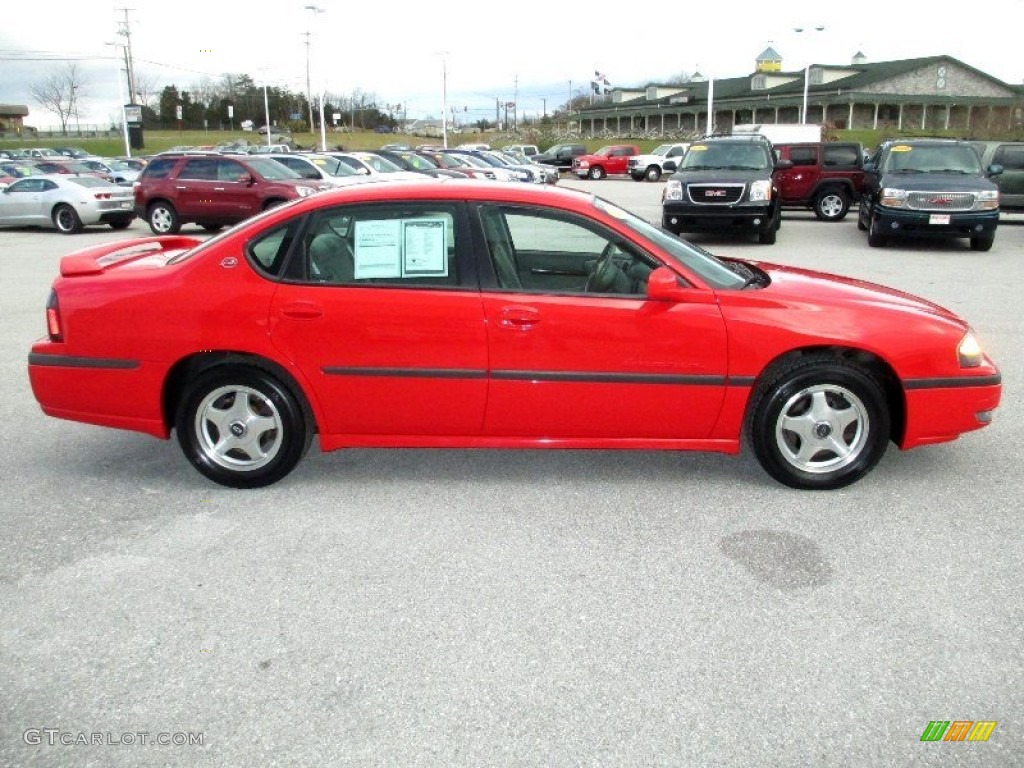 2001 Impala LS - Torch Red / Medium Gray photo #3