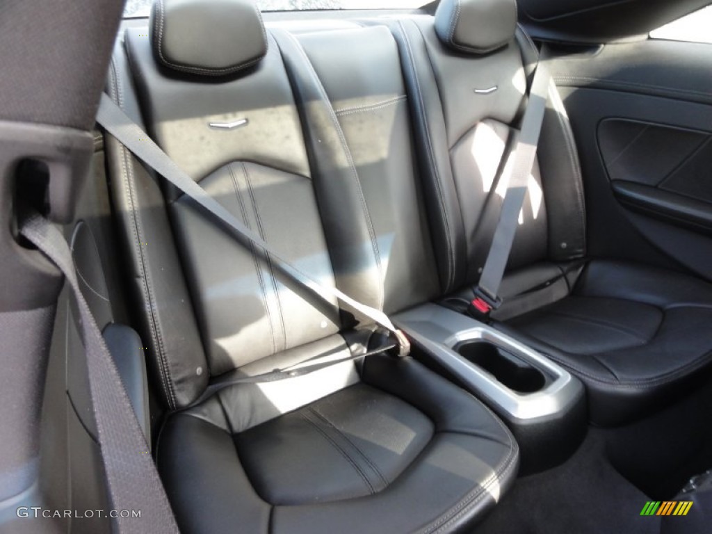 Ebony Interior 2011 Cadillac CTS 4 AWD Coupe Photo #74642966
