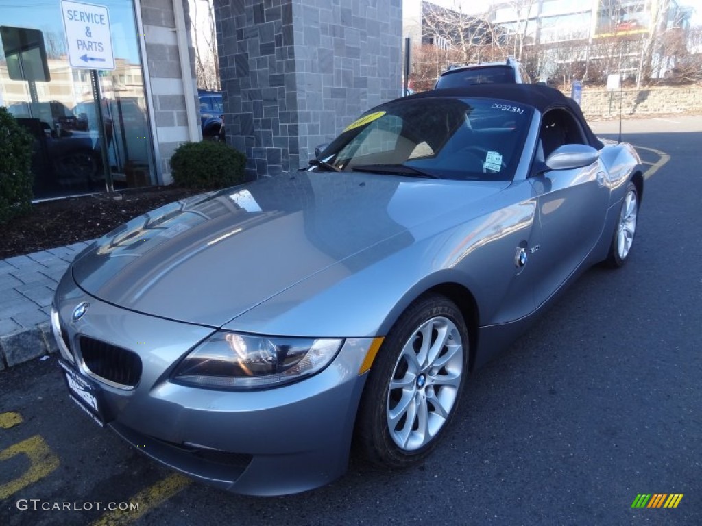 2007 Z4 3.0i Roadster - Silver Grey Metallic / Black photo #1