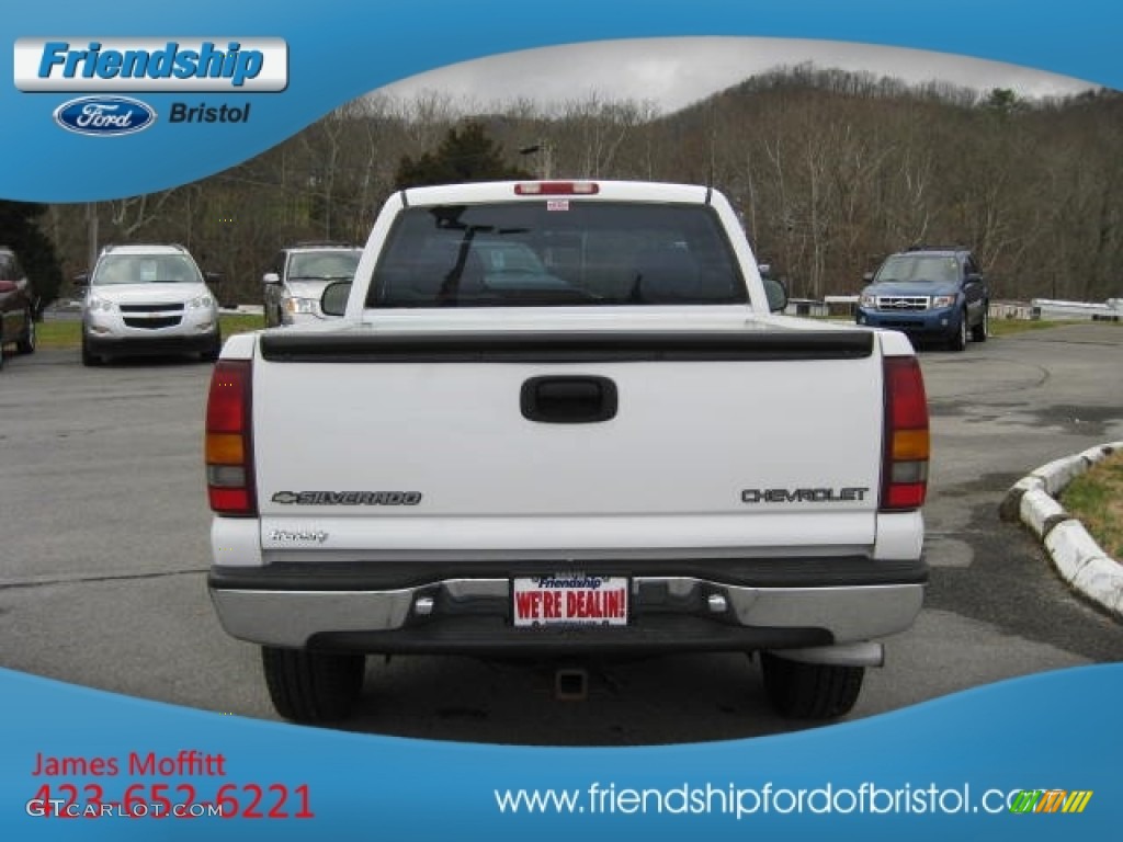 2000 Silverado 1500 LS Regular Cab 4x4 - Summit White / Graphite photo #8