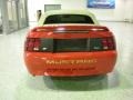 2000 Laser Red Metallic Ford Mustang V6 Convertible  photo #4