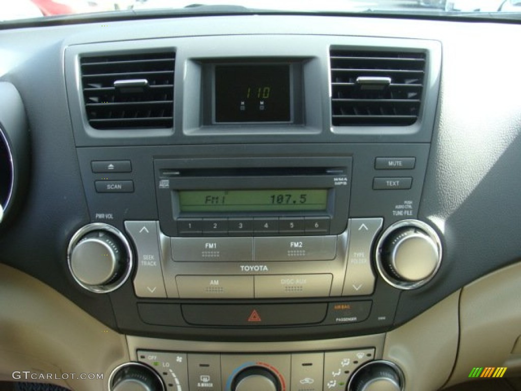 2010 Highlander V6 - Blizzard White Pearl / Sand Beige photo #11