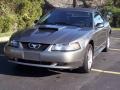 2002 Mineral Grey Metallic Ford Mustang GT Convertible  photo #3