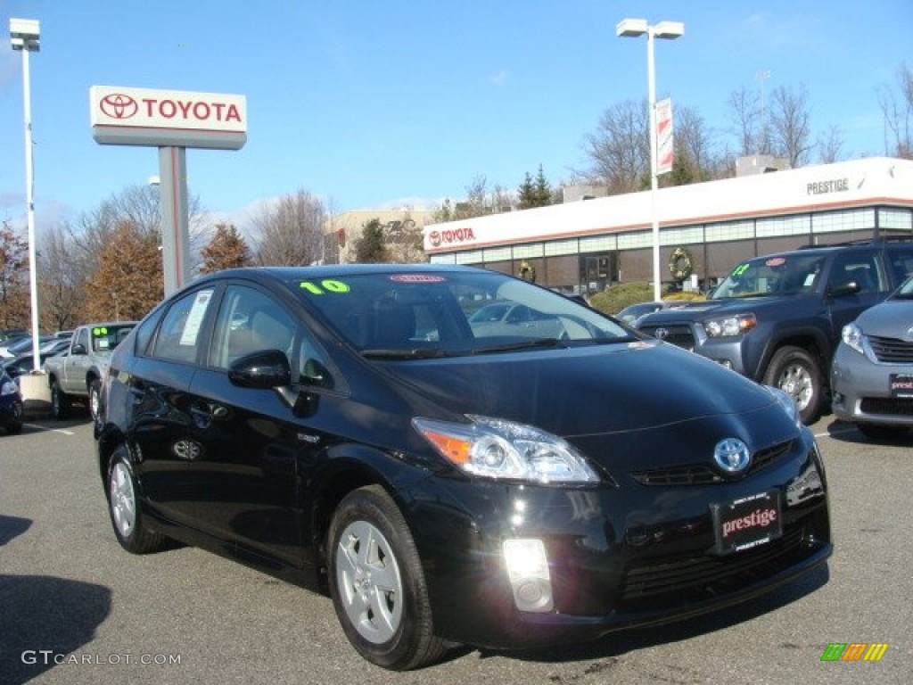 2010 Prius Hybrid IV - Black / Dark Gray photo #1
