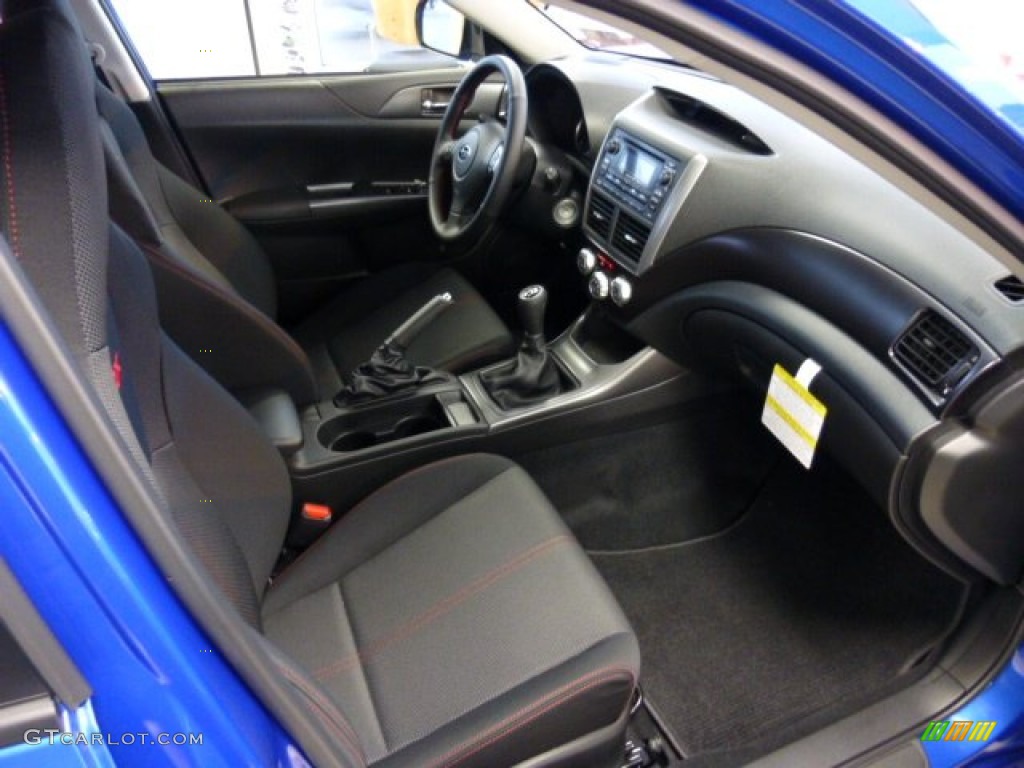 WRX Carbon Black Interior 2013 Subaru Impreza WRX 5 Door Photo #74646403