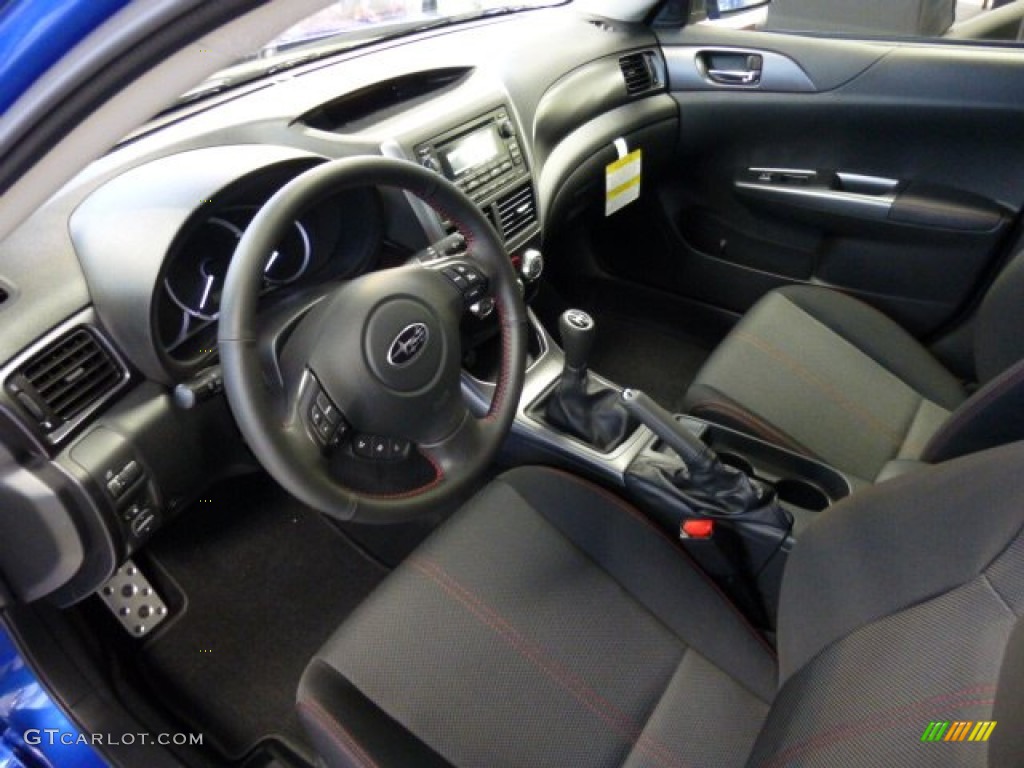 WRX Carbon Black Interior 2013 Subaru Impreza WRX 5 Door Photo #74646552