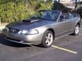 2002 Mineral Grey Metallic Ford Mustang GT Convertible  photo #10
