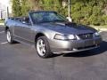 2002 Mineral Grey Metallic Ford Mustang GT Convertible  photo #13