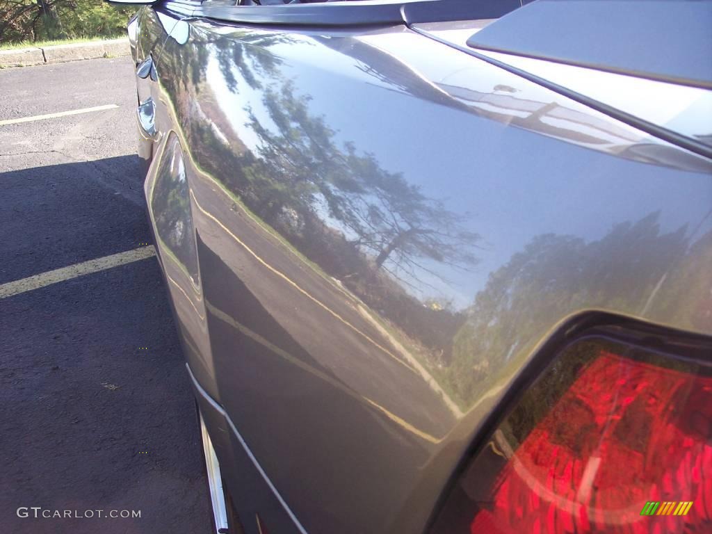 2002 Mustang GT Convertible - Mineral Grey Metallic / Dark Charcoal photo #16