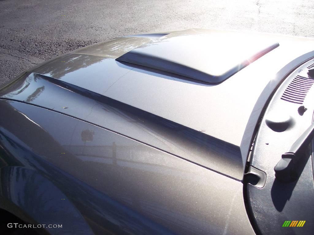2002 Mustang GT Convertible - Mineral Grey Metallic / Dark Charcoal photo #17