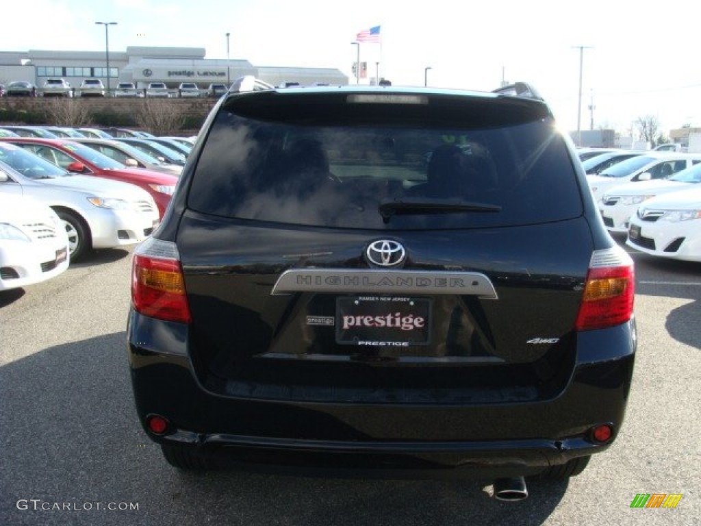 2010 Highlander Sport 4WD - Black / Black photo #5