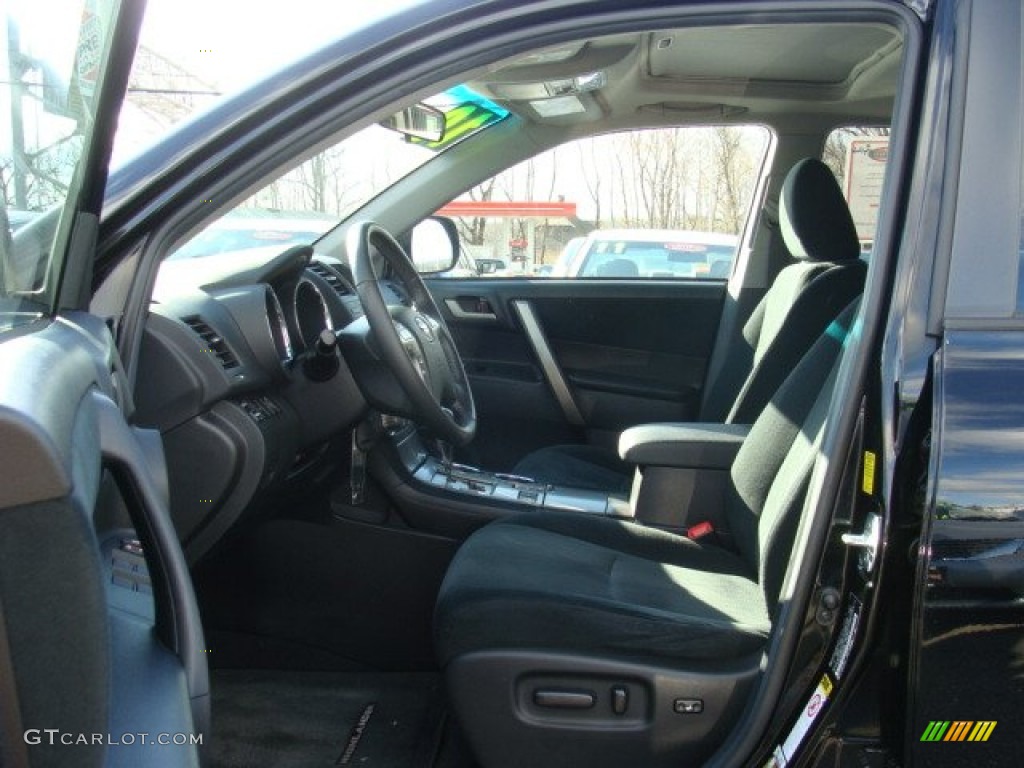 2010 Highlander Sport 4WD - Black / Black photo #7