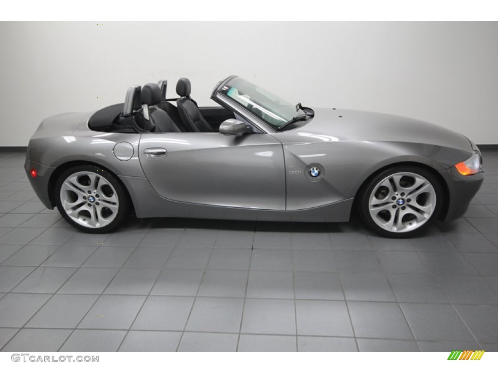 2003 Z4 3.0i Roadster - Sterling Grey Metallic / Black photo #7