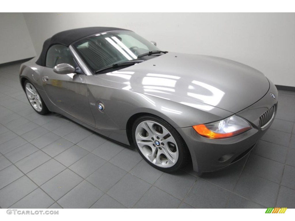 2003 Z4 3.0i Roadster - Sterling Grey Metallic / Black photo #9